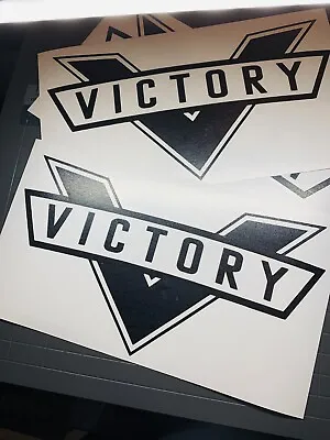 2X Victory V  Motorcycle Gas Tank Decals Stickers New OEM Oracle Universal • $39.99