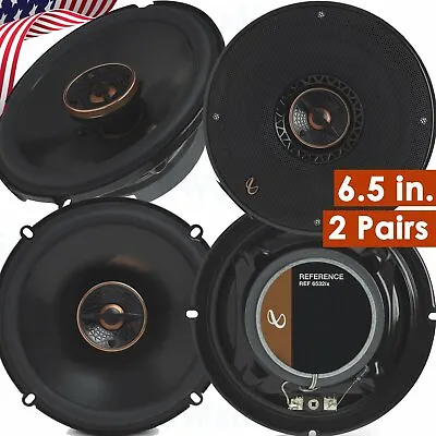 4x Infinity Reference REF-6532IX 180 Watts 6.5  2-Way Coaxial Speakers 6-1/2  • $118.99