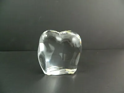 Baccarat Clear Crystal Glass Elephant Figurine Paperweight Modern Made In France • $29.99