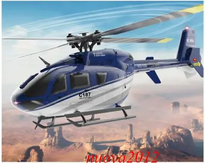 C187 2.4G 4CH EC-135 6Axis Gyro RC Electric Flybarless Stunt Helicopter Airplane • $99.13