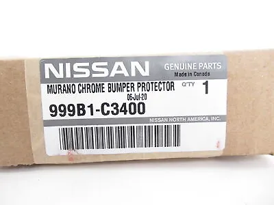 Genuine OEM Nissan 999B1-C3400 Rear Bumper Guard Scuff Protector 2015-23 Murano • $122.75