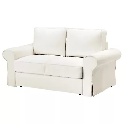 Ikea Cover Set For Backabro 2-Seater Sofa Bed In Hylte White  003.234.01 • £189