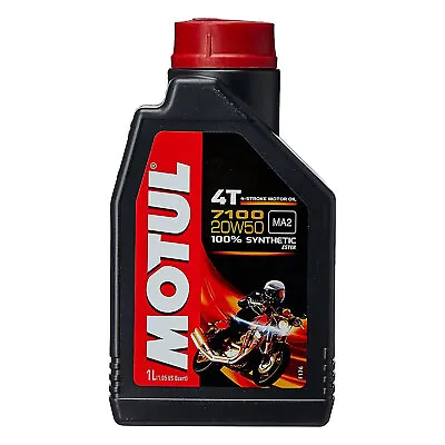 Motul 7100 20w 50 4T Motorcycle Engine & Gearbox Oil 1Litre • £17.95