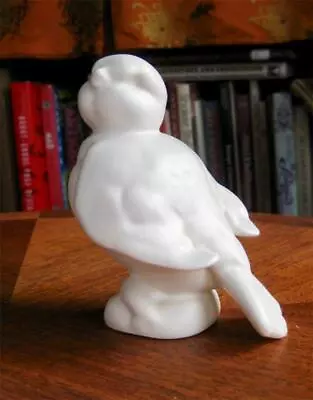 Vintage Kay Finch MATTE Glaze WHITE BLUEBIRD Figurine California Pottery Signed • $30