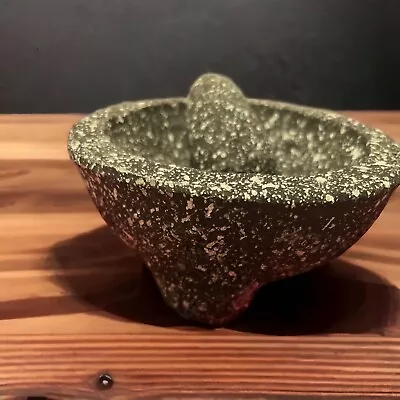 Molcajete Mortar & Pestle Handmade Guacamole And Salsa Maker Spice Grinder • $36.95