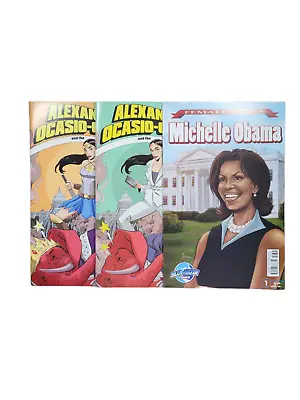 Michelle Obama + Alexandria Ocasio-Cortez 3 Book Bundle Blue Water/Devil's Due • $24