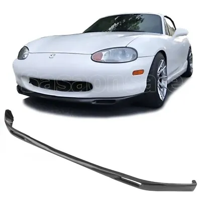 [SASA] Made For 99-00 Mazda Miata MX5 RS Style JDM PU Front Bumper Lip Splitter • $104.99