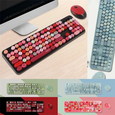 $81.88 • Buy 2.4G Wireless Gaming Keyboard And Mouse Set Bundle Computer PC Multimedia Gamer