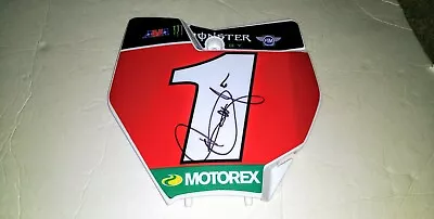 Ryan Dungey Singed Front Red #1 Number Plate Ktm Red Bull • $259