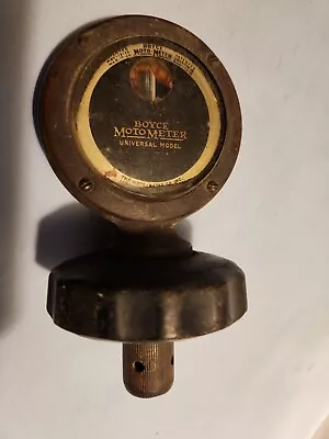 Antique 1918 Auto Radiator Heat Gauge Hood Ornament - Boyce MotoMeter  • $55