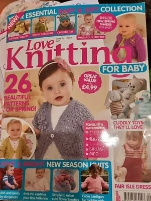 Love Knitting For Baby. Issue No.9. 26 Beautiful Patterns For Spring.  • £7.49