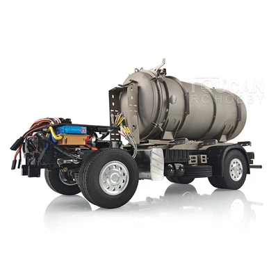 $1568.90 • Buy LESU 1/14 MAN 4x4 Transport Car Metal Vacuum Tank RC Tractor Truck W/ Light