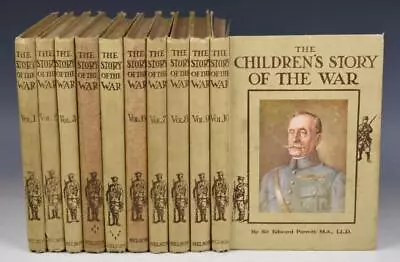 James Edward Parrott Children's Story Of The War COMPLETE 10 Vols NESLON 1915 • £0.99