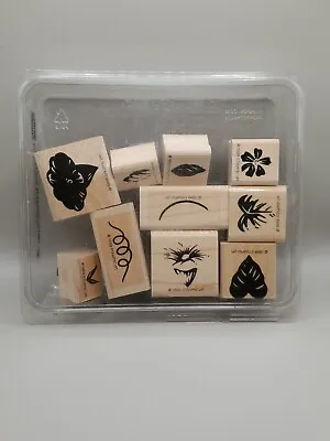 Stampin' Up! Marvelous Morning Glory 1999 Rubber Stamp Set Of 10 • $8.99