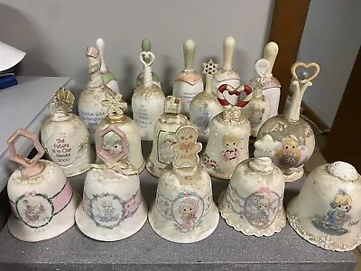 Vintage Precious Moments Bell Collection Lot Of 19 • $25