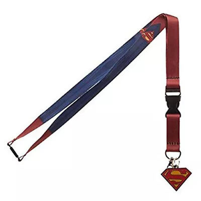 DC Comics Superman Lanyard With ID Holder & Charm New • $9.99