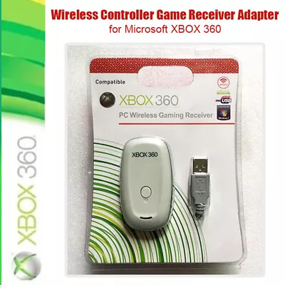 $28 • Buy PC New Wireless Controller Game Receiver Adapter For Microsoft XBOX 360