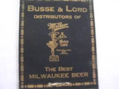 1930's Red Roost Tavern Miller High Life Walt Wilmer Oak Park-Turtle Lake WI MC • $29.99