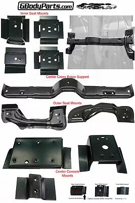 78-87 Regal Cutlass SEAT Center CONSOLE Floor Pan Mounting Brace BRACKET Support • $364.95