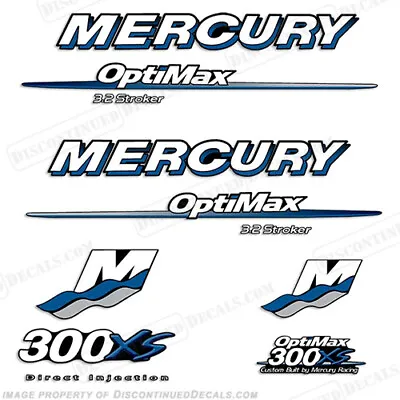 Fits Mercury 300XS 3.2 Stroker Decal Kit - Custom Blue • $124.95