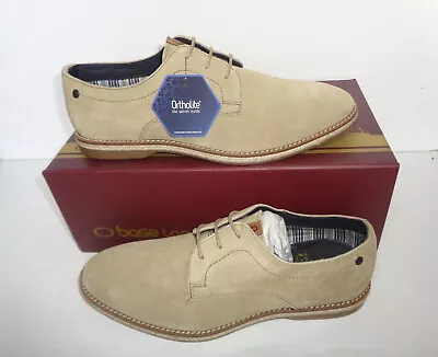 Base London Mens Taupe Suede Leather Casual Formal Shoes New RRP £70 UK Size 6 • £24.98