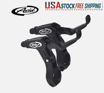 Avid FR-5 BLACK Brake Levers Set V-Brake Disc Mountain Hybrid Bicycle Bike Pair • $12.99