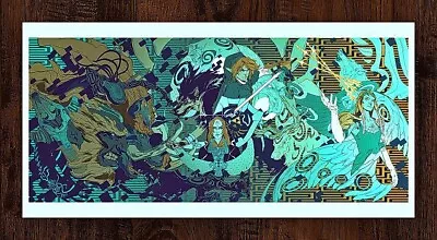 The Legend Of Zelda Twilight Princess Limited Giclee Print Art #25 24x12 • $112