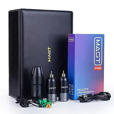 $289.99 • Buy Mast Tour Pro Coreless Motor Rotary Wireless Tattoo Pen Machine 2 Batteries Kit