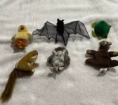 Folkmanis 6 Finger Puppet Lot • $11.57