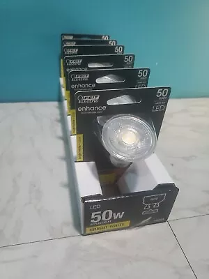 6 Pack Feit Electric GU10 120V 6W 3000K Bright White MR16 LED Light Bulb 6 Pk • $29.88