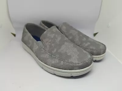 HUK Mens Brewster Slip On Wet Traction Fishing Running Lakes Overcast Grey Sz 11 • $38