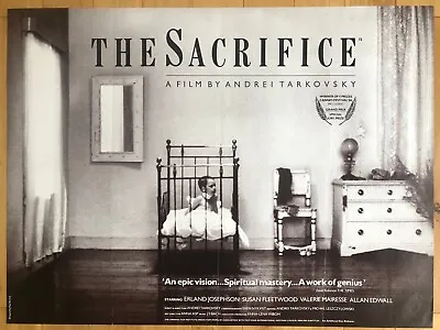 $79.34 • Buy The Sacrifice Andrei Tarkovsky Original UK Quad (30 X 40 ) Folded Poster 1986