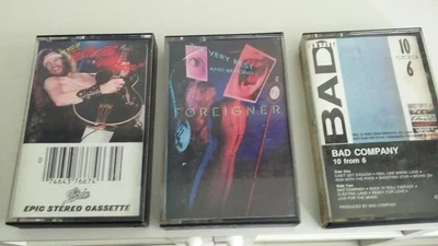 $1.19 • Buy 3 Vintage Cassette Tapes Ted Nugent  Great Gonzos , Bad Company & Foreigner
