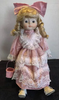 Vintage Heritage Mint Ltd Collection Porcelain Doll With Stand. • $7.98