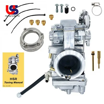Carburetor For Mikuni HSR45 45mm Harley EVO Twin Cam With Choke Cable CNC Filter • $107.75