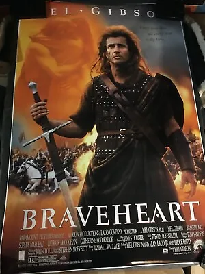 BRAVEHEART Movie POSTER 24x36 Mel Gibson • $21.98