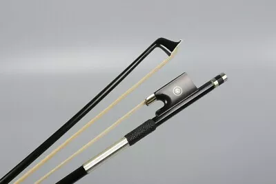 New Violin Bow 4/4 Black Carbon Fiber Straight Balance AAA Bow Horse Hair Frog • $35