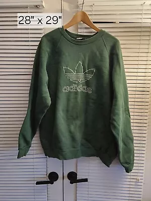 Vintae ADIDAS Equipment 90s Sweatshirt Trefoil Crew Neck Pullover Men's Size 2XL • $34.99