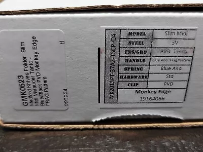 Monkey  Edge Medford Limited Frag Knife • $650