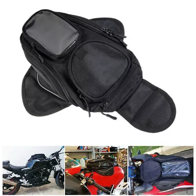 Motorcycle Motorbike Black Magnetic Oil Fuel Tank Tool Bag Waterproof Saddlebag • $29.99