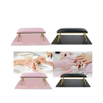 Nail Hand Pillow And Mat Set Accessory Manicure Tool Nail Arm Rest Holder Wrist • £31.26