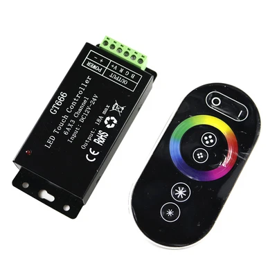 $14.99 • Buy 12V Wireless RF Touch Panel LED Dimmer Remote Controller For RGB LED Strip