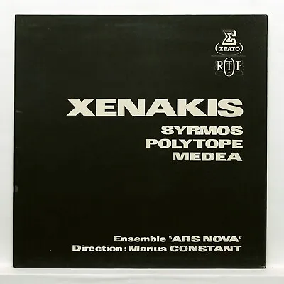 $35.70 • Buy MARIUS CONSTANT - XENAKIS Syrmos, Polytope, Medea ERATO STU 70526 LP EX+