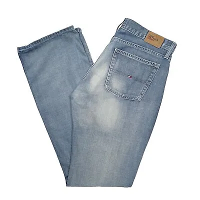 £24.99 • Buy TOMMY HILFIGER Neo Flare Jeans Flared Fit Blue Denim Trousers Mens W33 L34