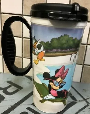 Disney Parks Travel Mug - Mickey Minnie Mouse -16oz Souvenir Cup - Black • $6.99