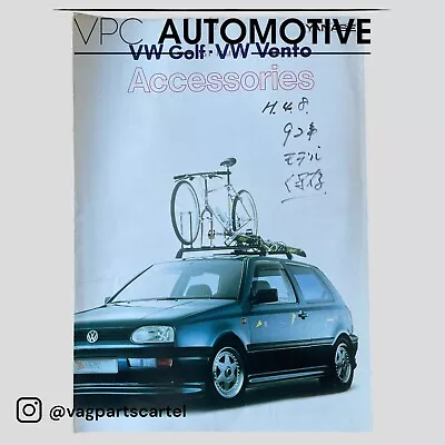 Volkswagen Golf MK3 Super Rare Japan Market Accessories Brochure Votex • $55.94