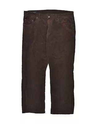 GANT Mens Jason Regular Fit Straight Corduroy Trousers W38 L29 Brown AI06 • £21.95