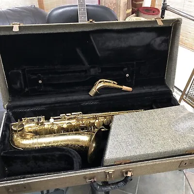 Selmer Paris Cigar Cutter Alto Saxophone With Case. As Is • $2490