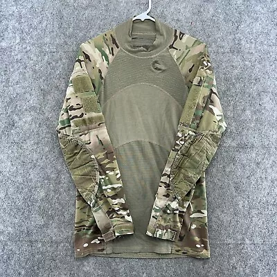 Combat Shirt Mens XS Green Camo Padded Multicam OCP FR Pullover USA Made • $8.96