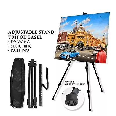 1.7M Adjustable Stand Tripod Easel Display Drawing Board Artist Sketch Painting • $22.49